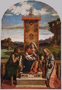 CIMA da Conegliano The Madonna and Child with Sts John the Baptist and Mary Magdalen painting